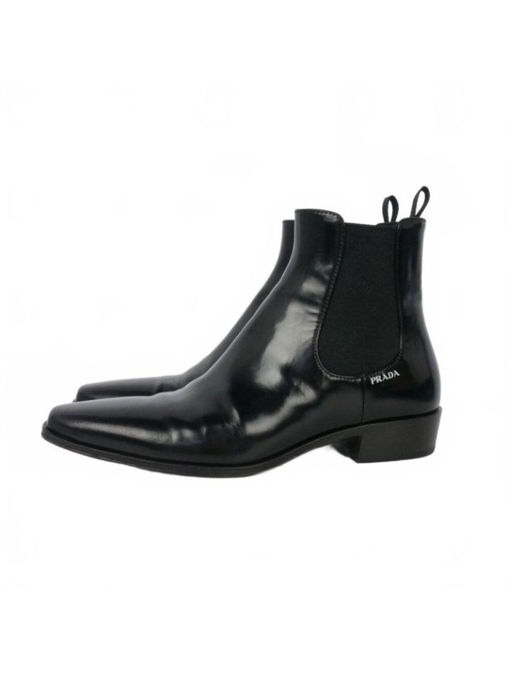 Prada Side Logo Chelsea Boots Short 35.5 - Picture 2 of 9